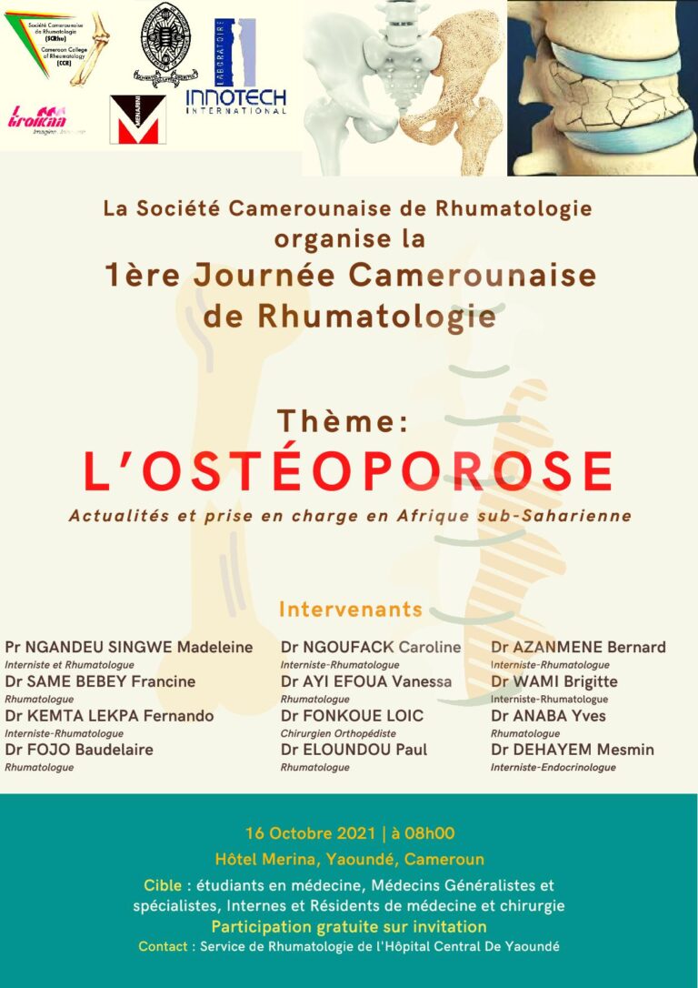 Lire la suite à propos de l’article Première journée Camerounaise de Rhumatologie