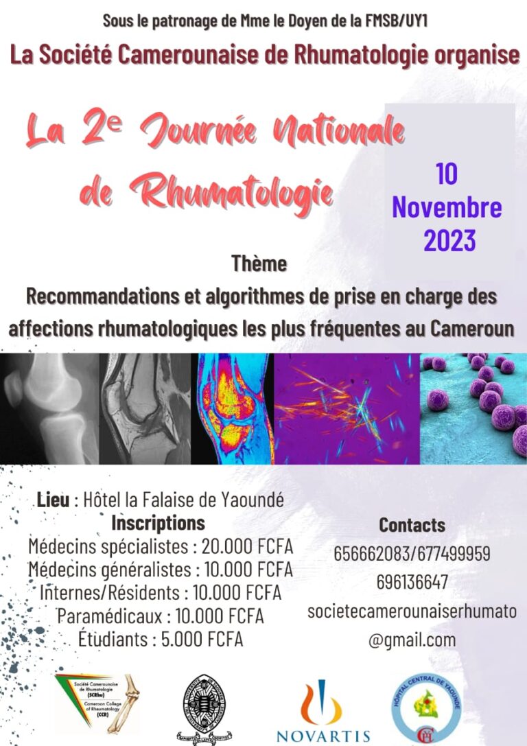 Lire la suite à propos de l’article Deuxième journée nationale de rhumatologie